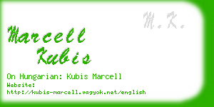 marcell kubis business card